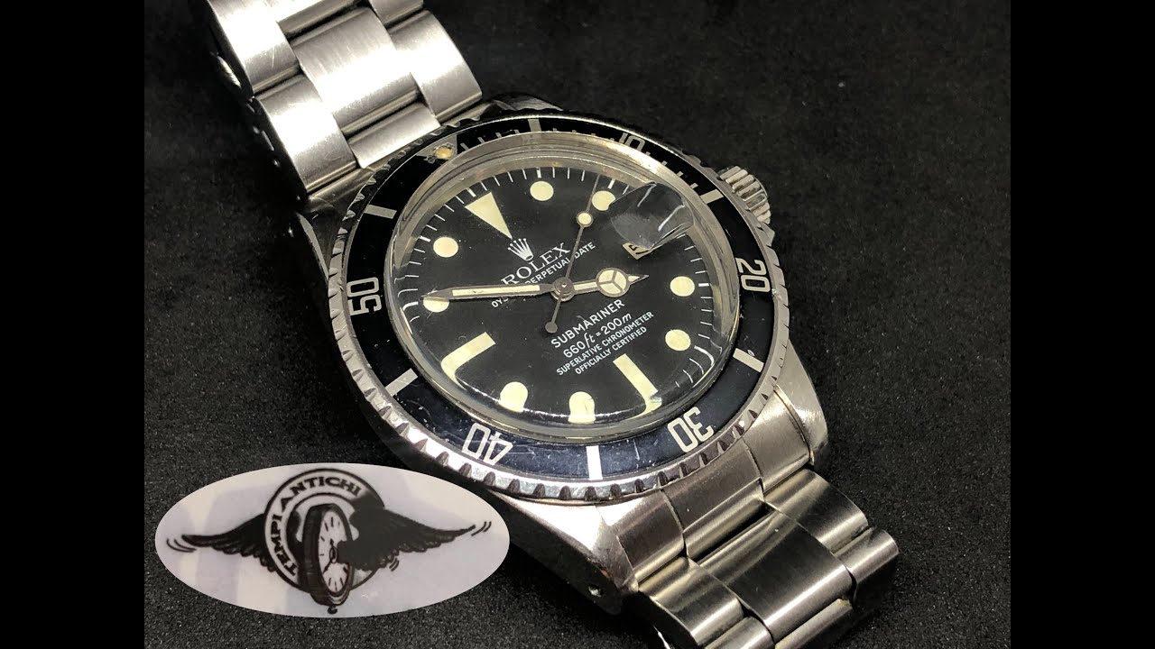 ROLEX 16610 LV Ghiera Verde Fat4 - YouTube