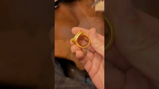 Creating a Solid Gold Roman Intaglio Style Ring Fit For An Emperor by Kellick Forge 384 views 4 months ago 1 minute, 31 seconds