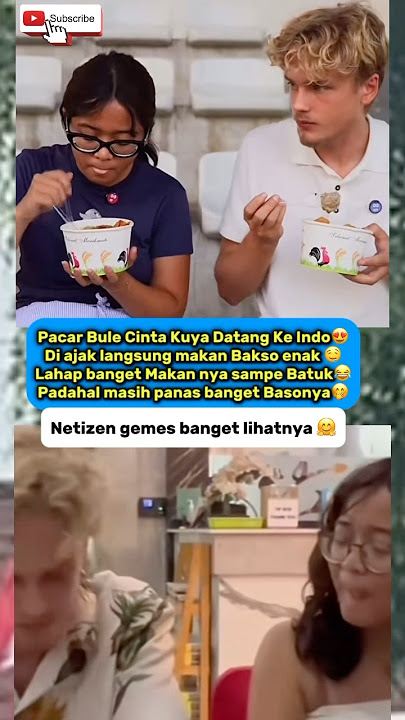 Cinta Kuya ajak Pacar Bule nya Makan Bakso saat pulang ke Indonesia‼️🥰 #cintakuya #uyakuya #viral