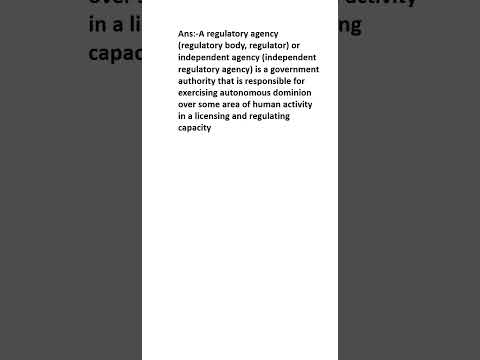 What is Regulatory