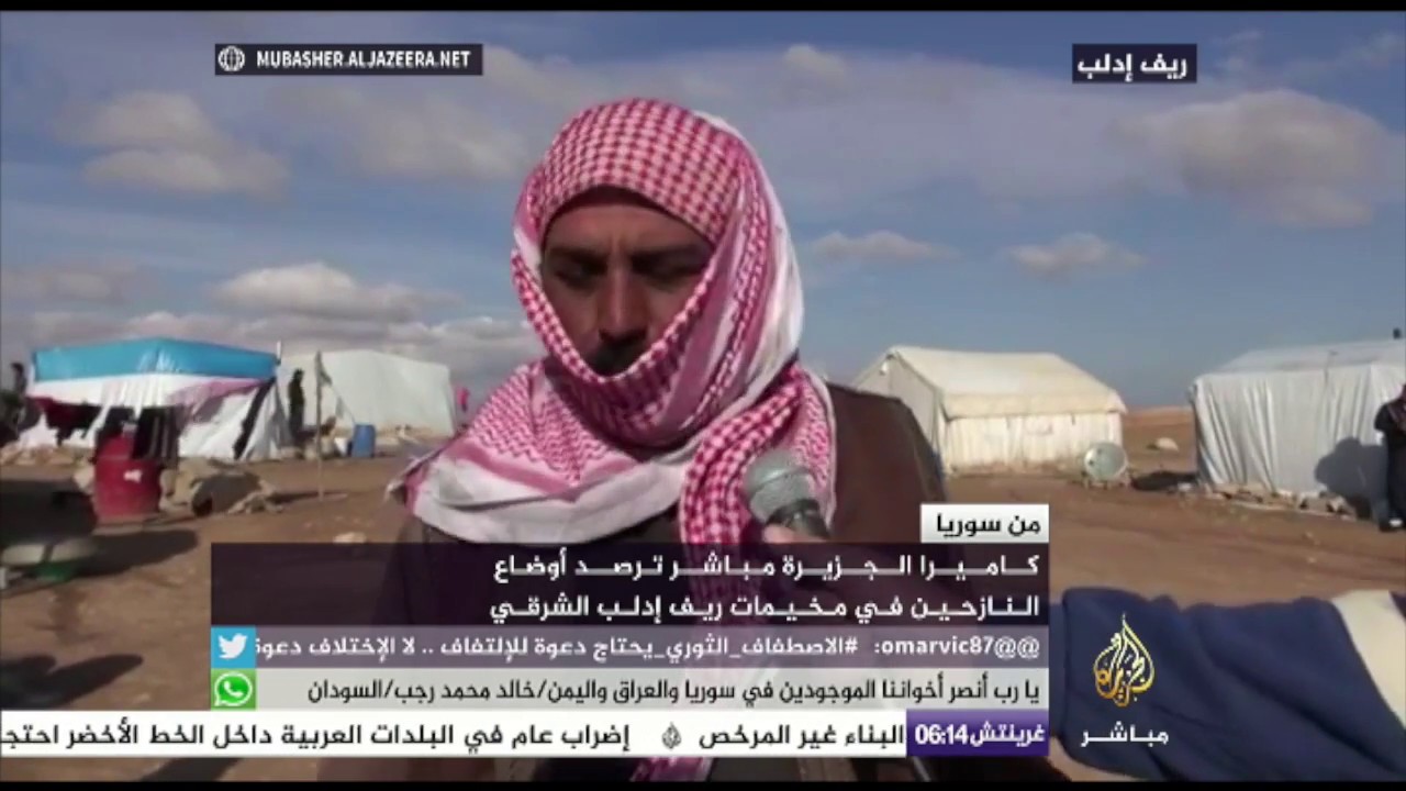 نازح سوري في ريف إدلب: بيوتنا تهدمت والمخيمات لا يوجد بها شيء