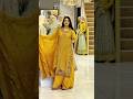 Mustard Yellow Heavily Embellished Pakistani Mehndi Sharara Suit #shorts #fashionrewaj