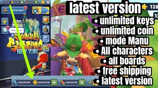 subway surfers Mod APK latest version 2023 | unlimited keys , coins, boards, jumps etc.. screenshot 2