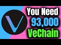 Why You Need 93,000 VeChain!