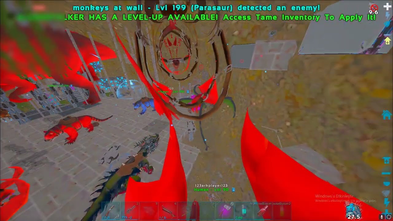 Ark Official SmallTribes PvP | Defending Friend’s Crouch Cave 18 HOURS !!!