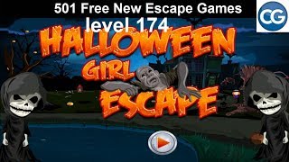 [Walkthrough] 501 Free New Escape Games level 174 - Halloween girl escape - Complete Game screenshot 5