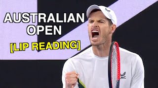 Australian Open  Lip Reading (What they are really saying!)