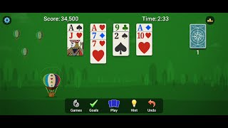 Aces Up Solitaire (by MobilityWare) - free offline card game for Android and iOS - gameplay. screenshot 4