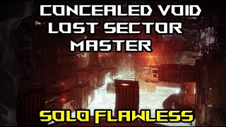 Solo Flawless Concealed Void Lost Sector Master