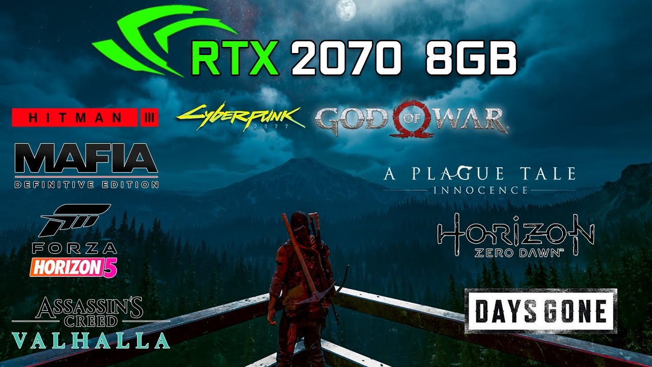 GeForce RTX 2070 8GB + RYZEN 5 5600 Test in 10 Games 1080p