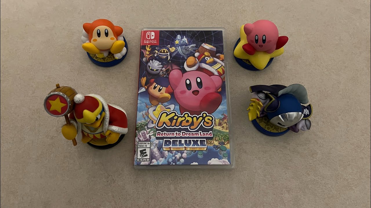 Kirby's Return to Dream Land Deluxe (Nintendo Switch) Unboxing 