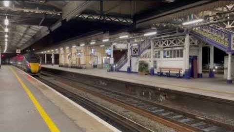 High Speed Class 800 GWR Train Departing Exeter St Davids on its way to Plymouth!!!