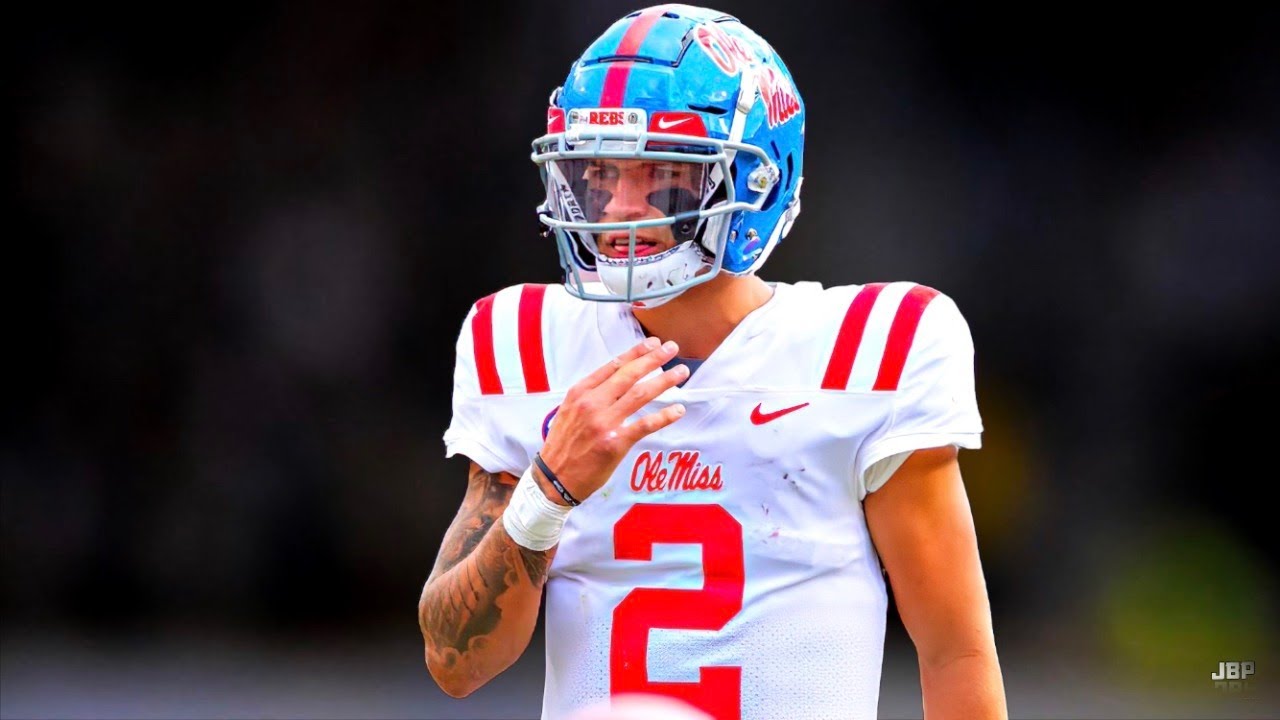 Strongest Arm in College Football 🚀 Ole Miss QB Matt Corral 2020