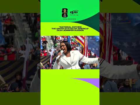 Lagu kebangsaan Amerika Syarikat berkumandang di pentas "final FIFA World Cup 2026" 🇺🇸🎶⚽️