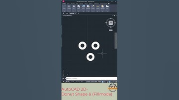 How to Use Donut Command & Fillmode in AutoCAD 2D | AutoCAD Tips & Tricks (Hindi) |#CADD Engineer