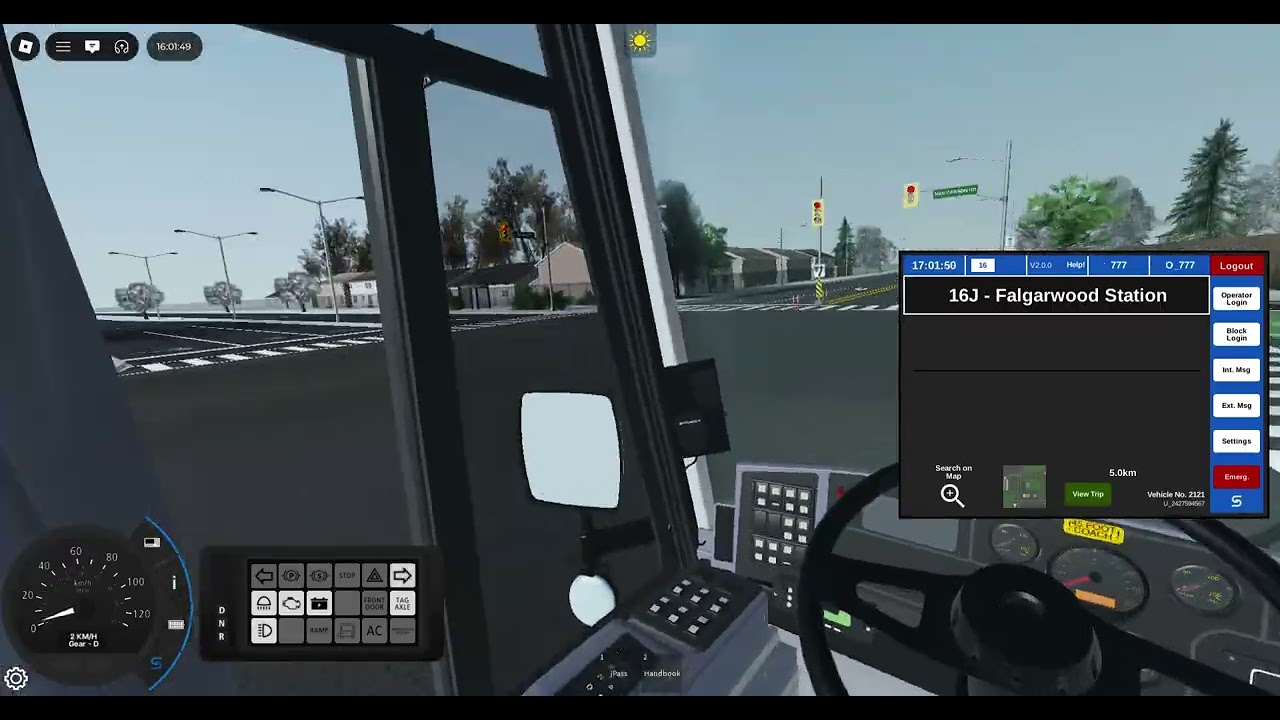 vamos bus transit 16J pov drive part 1!!!!!!!!!!!!!!!!!