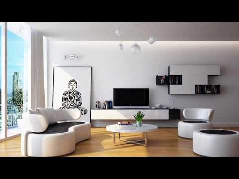 Modern White Leather Living Room Furniture Designs