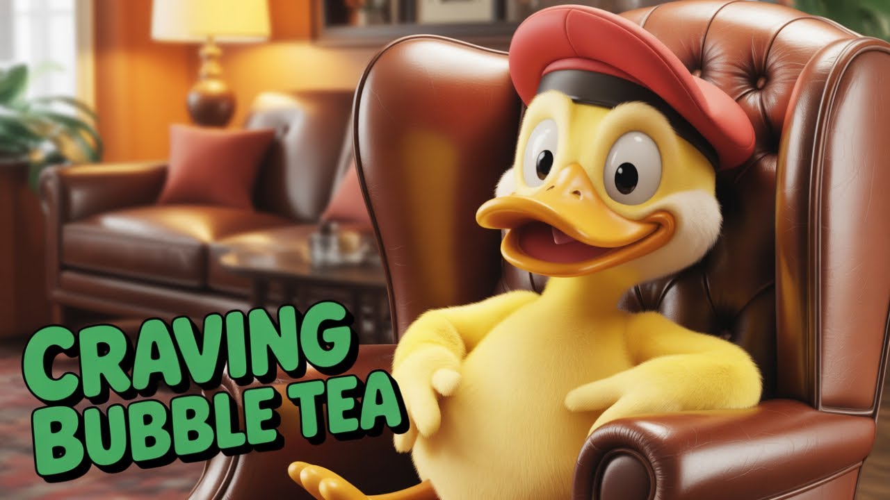 Little Duck's: Bubble Tea Obsession Reaches PEAK CUTENESS! 🦆🥤