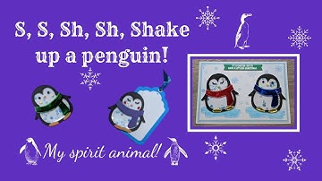 Penguins and snowflakes and sequins. Oh my!  |  PENGUIN SHAKER CARD - Shaker element tutorial & tips