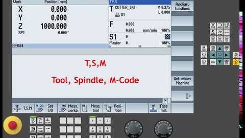 Mastering the TSM Page on Siemens Sinumerik: Tool Change, Spindle, and M Code
