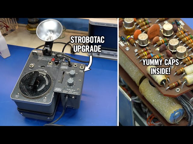 Our Strobotac gets a 1531 Flash Delay and a Homebrew Optical Probe