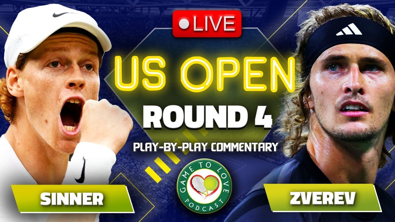 SINNER vs ZVEREV US Open 2023 LIVE Tennis Play-By-Play Stream