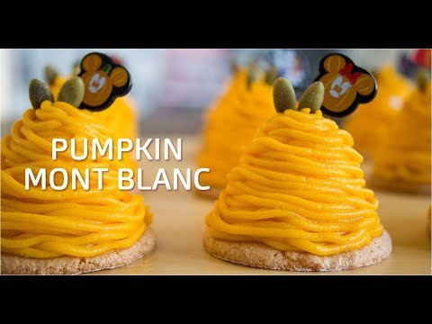 【お菓子作り】かぼちゃのモンブランの作り方 Pumpkin Mont Blanc Cake (Squash Cake) Recipe 【ASMR】