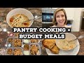 BUDGET COOKING FROM THE PANTRY // NO SPEND LOW SPEND JANUARY