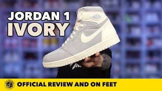 Air Jordan 1 Craft 'Ivory' In Depth Review and On Feet!