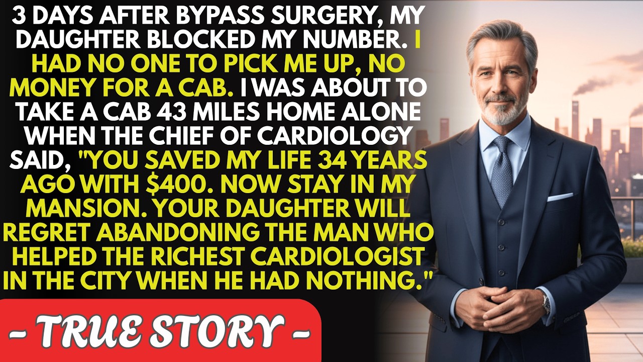 My Daughter Blocked My Number After Heart Surgery - Then The Security Guard I Helped 34 Years Ago...