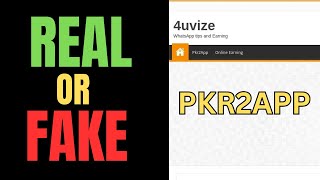 Pkr2App Real or Fake | Pkr2App Review | 4Uvize.com Real or Fake | 4Uvize.com Review | Scam or Legit