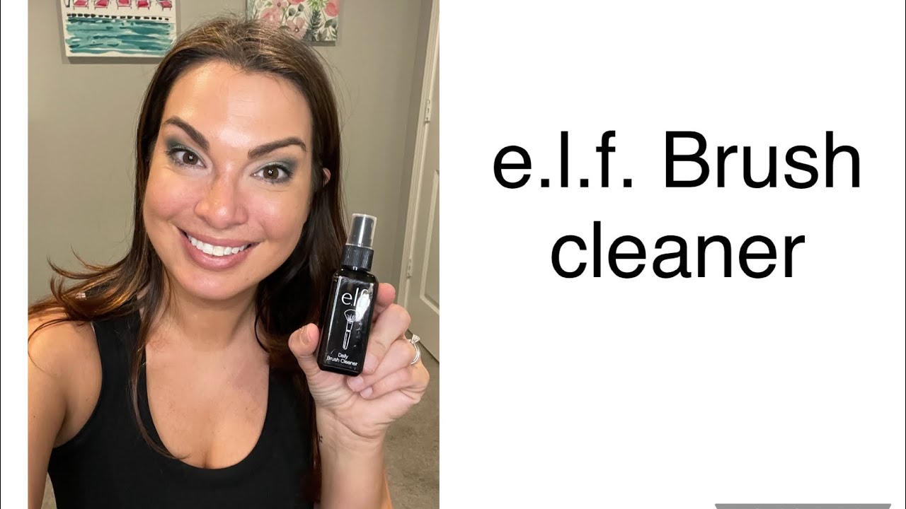 How I clean my makeup brushes, Elf Daily Brush Cleaner