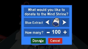 Donating *100 BLUE EXTRACTS* To The Wind Shrine! | Bee Swarm Simulator