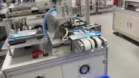 Automatic fish type mask machine with CCD detection and packaging