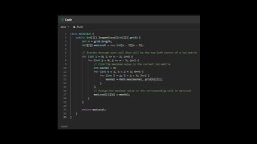 2373 Largest Local Values in a Matrix