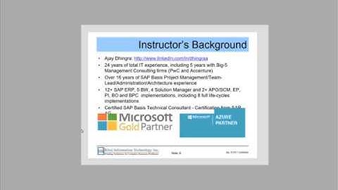 SAP HANA and SAP Netweaver Basis Admin Training September 2017