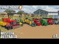 Harvesting the BIGGEST FIELD I EVER SEEN | Farming on Western Australia | Farming Simulator 19 | #1