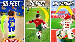 I Scored the LONGEST Shot in EVERY Roblox Sports Game screenshot 5