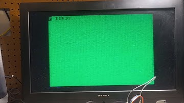 Testing the cassette interface on the TRS-80 CoCo 2 board I made.