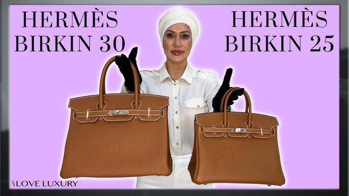 On demand - #Hermès #Birkin size comparison. Shown from left, sizes 40, 35,  30 and 25. If you're getting your first Birkin I w…