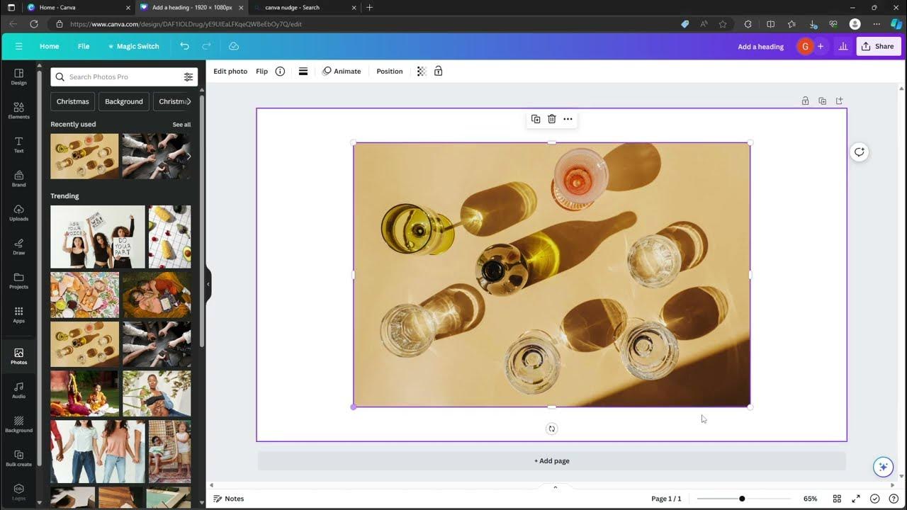 How to Stretch Image on Canva? YouTube