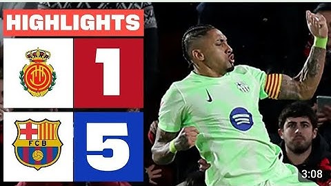 RCD MALLORCA 1-5 FC BARCELONA I HIGHLIGHTS LALIGA EA SPORTS