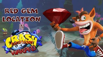 Crash Bandicoot 3 : Warped - "Deep Trouble" Red Gem (PS4 N Sane Trilogy)