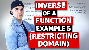 MCR3U (Grade 11 Functions) - Inverse of a Function and Restricting Domain