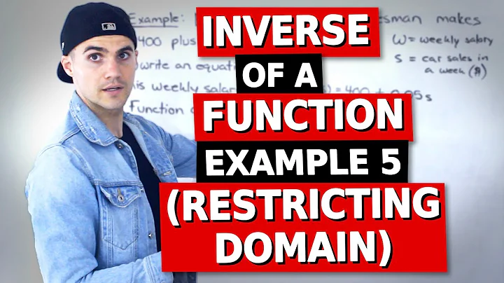 MCR3U (Grade 11 Functions) - Inverse of a Function and Restricting Domain
