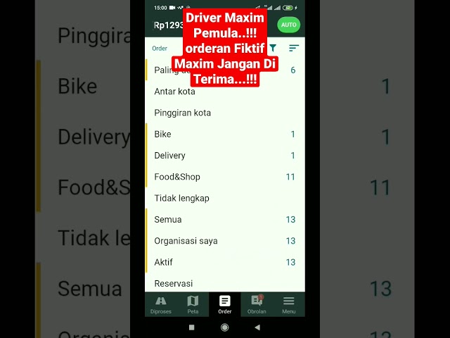 Driver Maxim Pemula..!! Orderan Fiktif Maxim Jangan Diterima..!! Maxim Ojek Online class=
