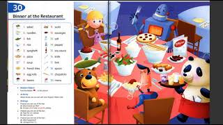 Longman Children Pictures Dictionary 30 Dinner At The Restaurant