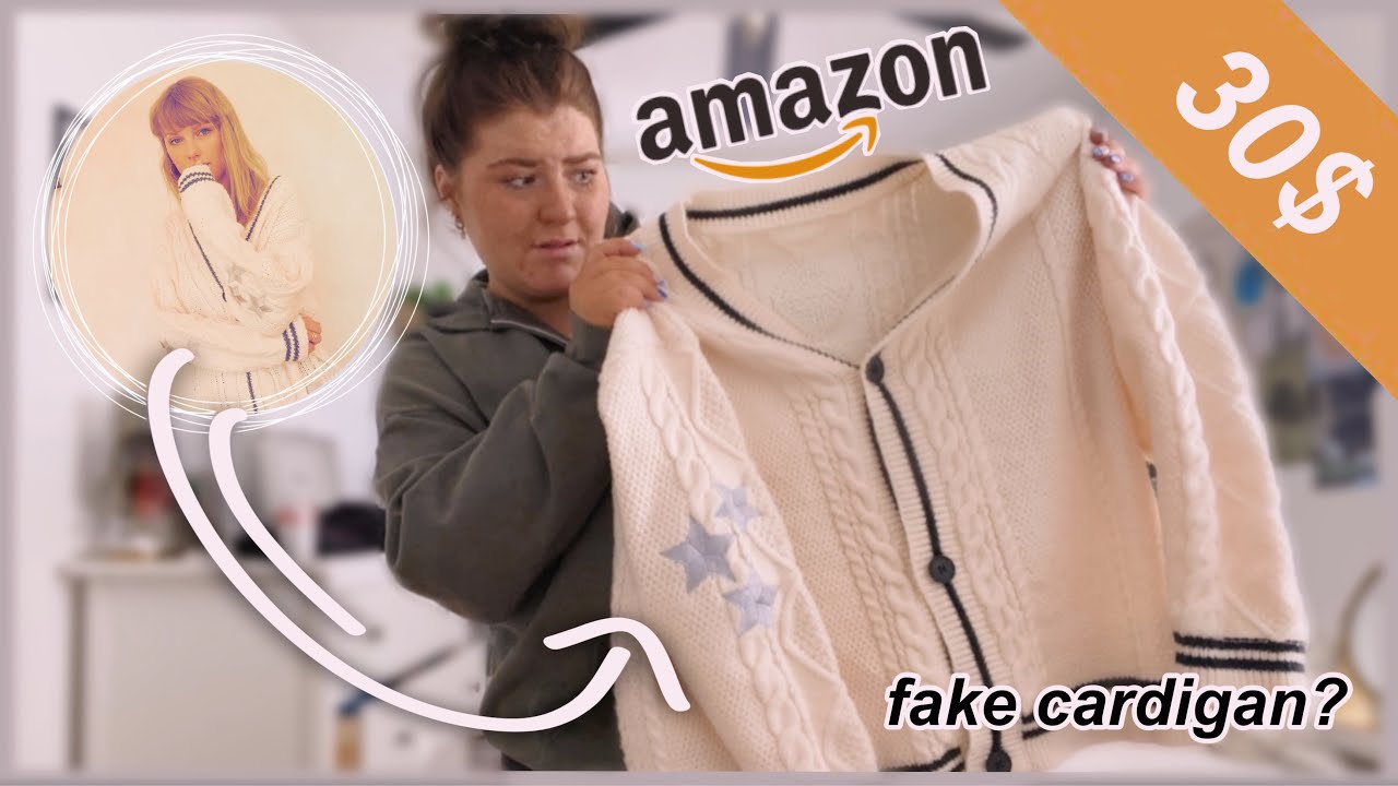 FAKE Taylor Swift cardigan unboxing 