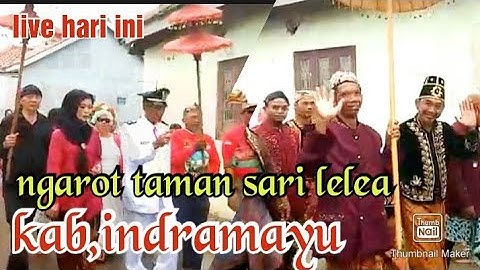 live hari ini ngarot taman sari lelea/indramayu#festivalbudaya