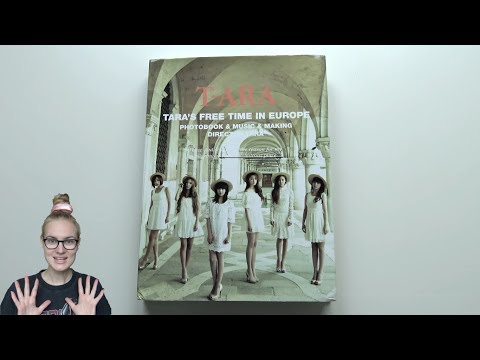 Unboxing T-ARA 티아라 T-ara's Free Time in Europe Photobook & DVD